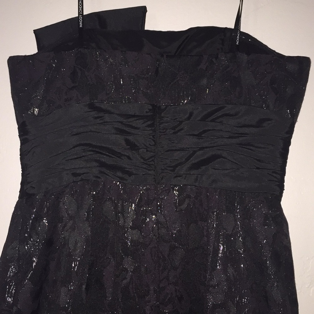 Black and Purple Maggy London Dress - Picture 4 of 4